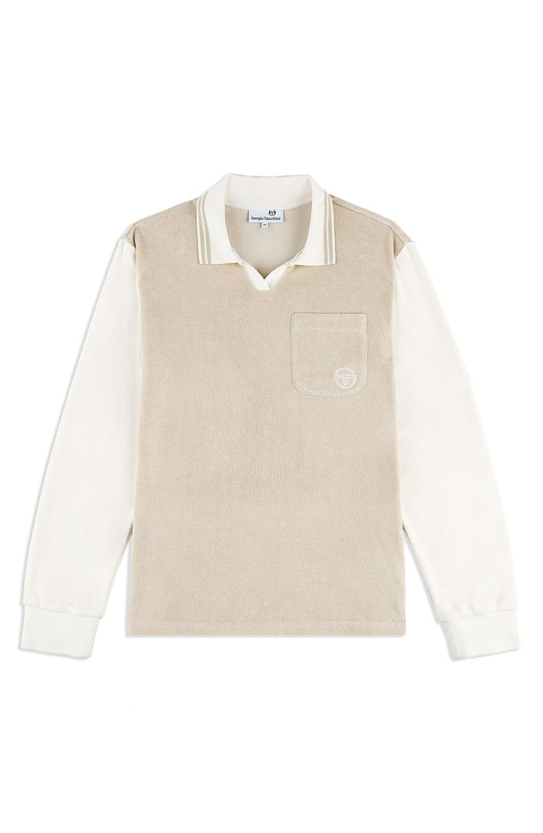 Sergio Tacchini Alvar Long Sleeve Polo, Main, color, Fog