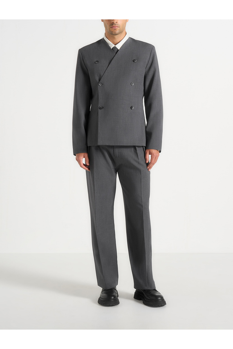 Timeo Structured Blazer, Alternate, color, Grey