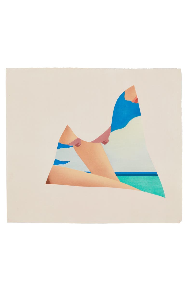 Tombolo 'Tom Wesselmann - Seascape Drop-Out' Patchwork, Alternate, color, White