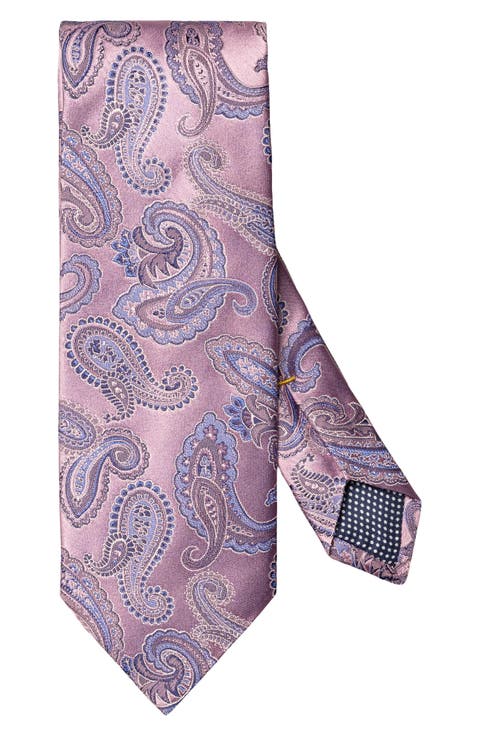 Paisley Jacquard Silk Tie