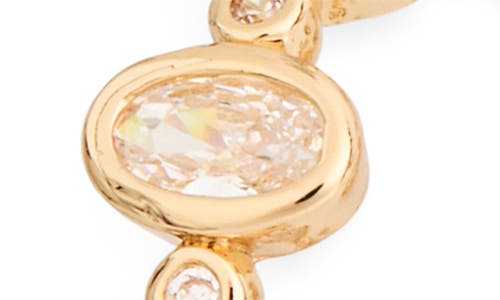 Tasha 2-pack Bezel Cz Open Hoop Earrings