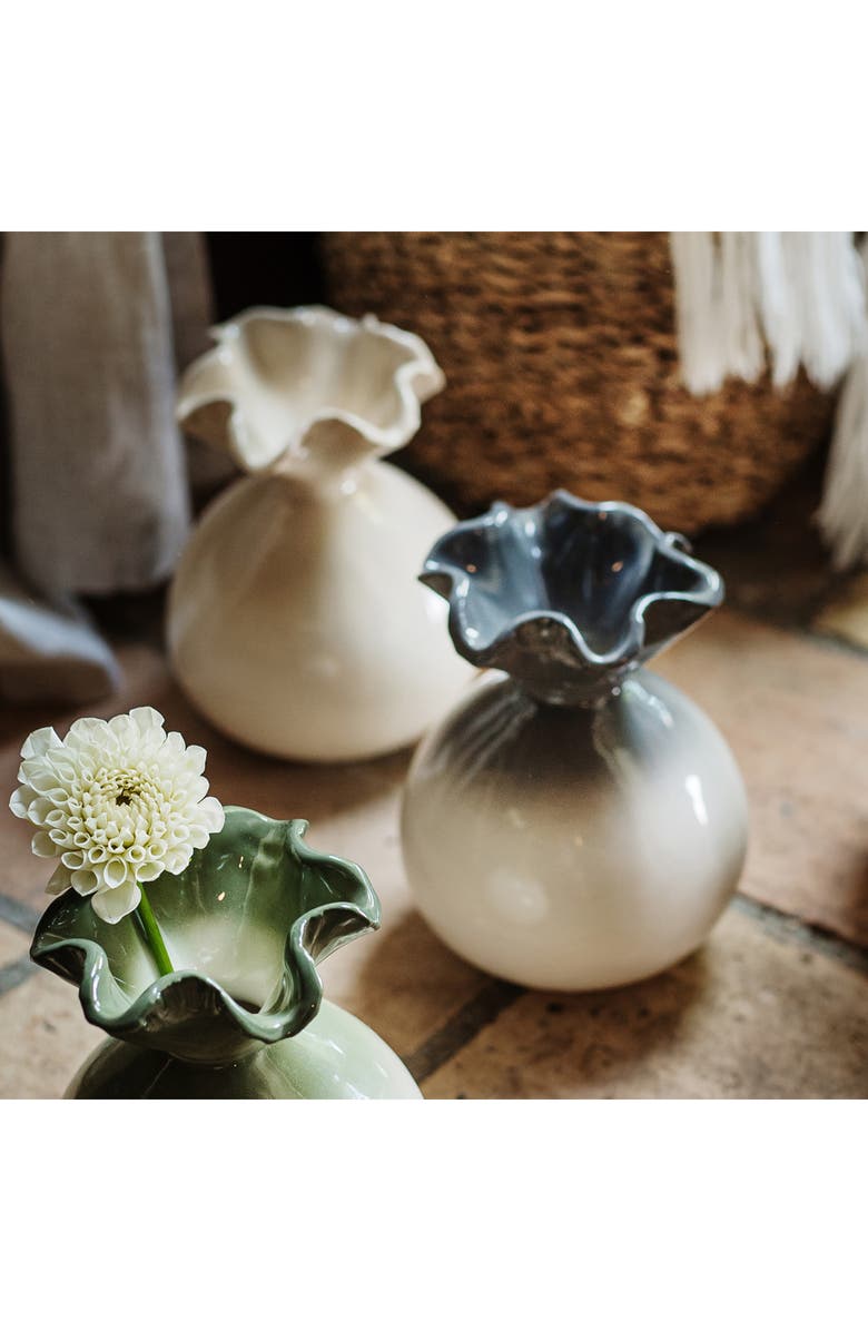 VIETRI Casa Bud Vase, Alternate, color, Dark Grey