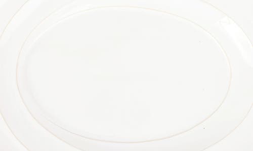 Vietri Luna Small Oval Platter In White