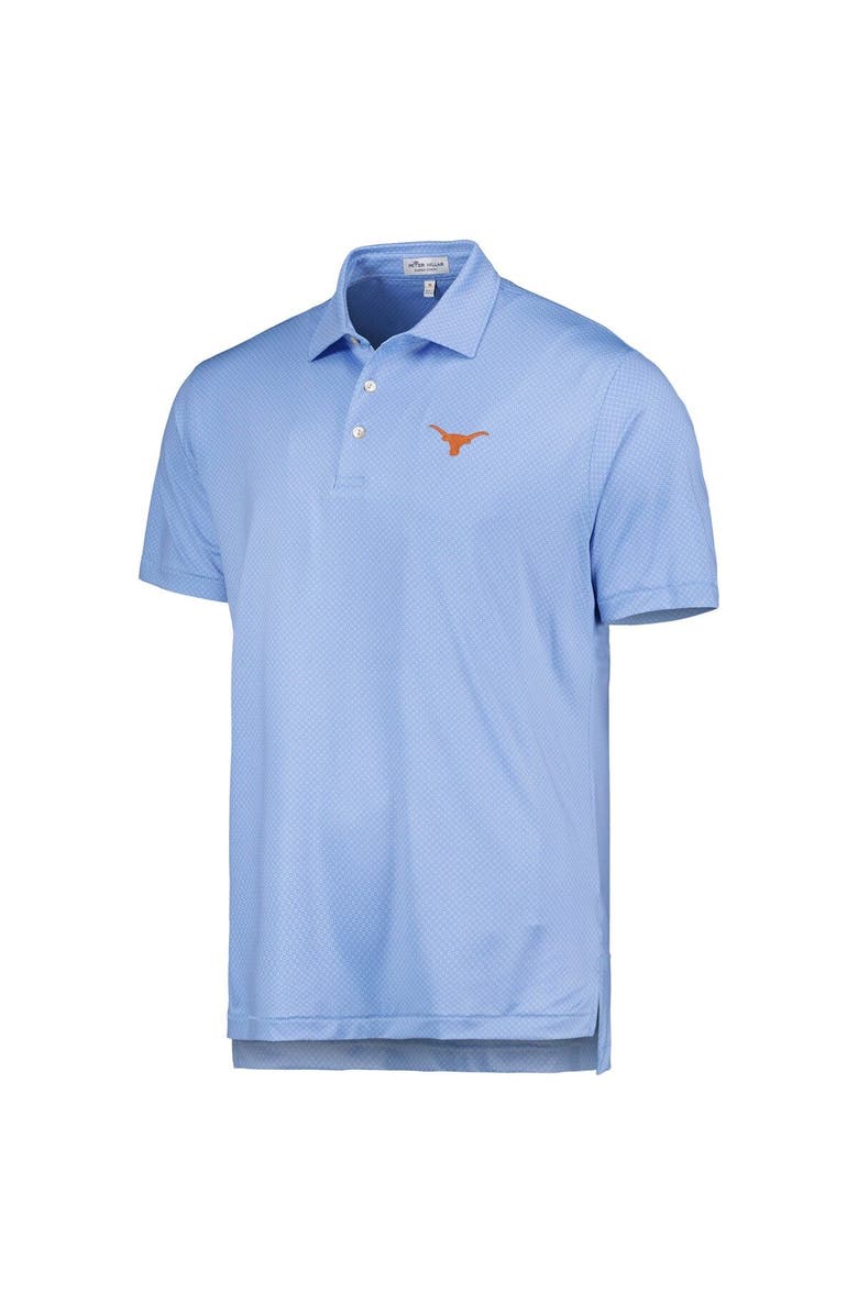 Peter Millar Men's Peter Millar Light Blue Texas Longhorns Dolly Performance Jersey Polo, Alternate, color,