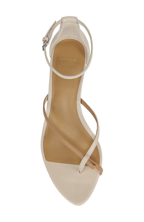 VINCE VINCE SIRI ANKLE STRAP KITTEN HEEL SANDAL 