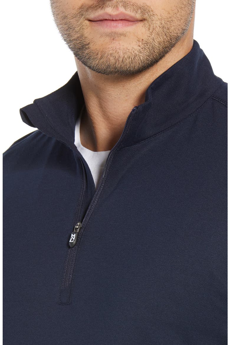 Advantage Regular Fit DryTec Mock Neck Pullover, Alternate, color, LIBERTY NAVY