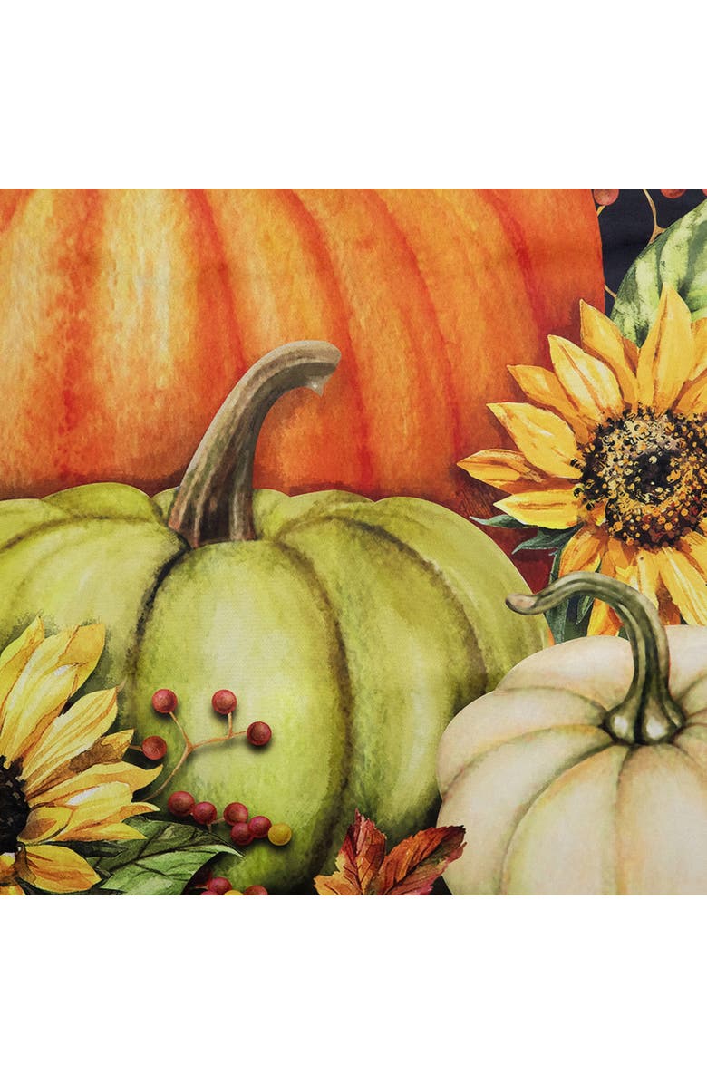 Northlight Pumpkins and Sunflowers Hello Autumn Outdoor Fall Harvest House Flag - 40" x 28", Alternate, color,