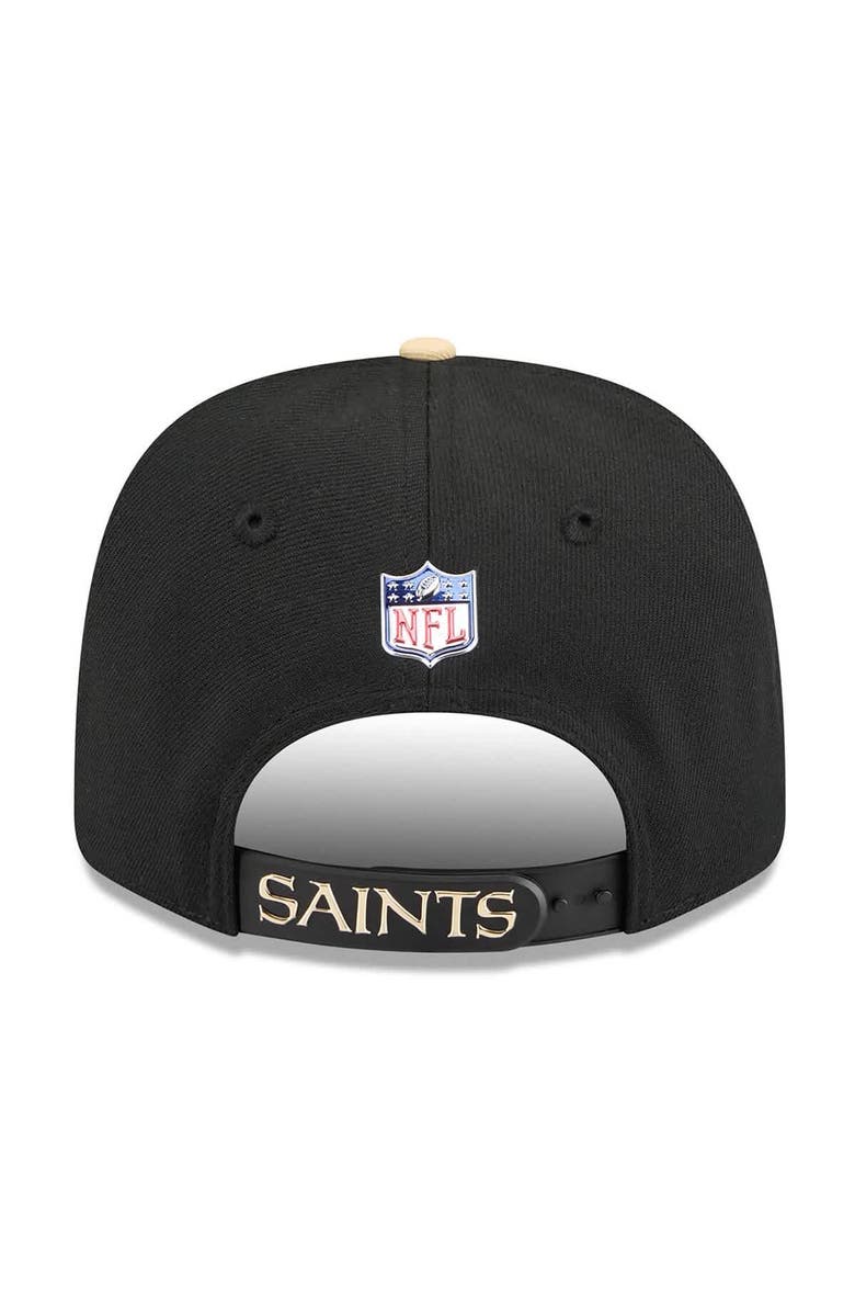 New Era Men's New Era  Black/Gold New Orleans Saints 2026 NFL Draft 9SEVENTY Adjustable Hat, Alternate, color, Black