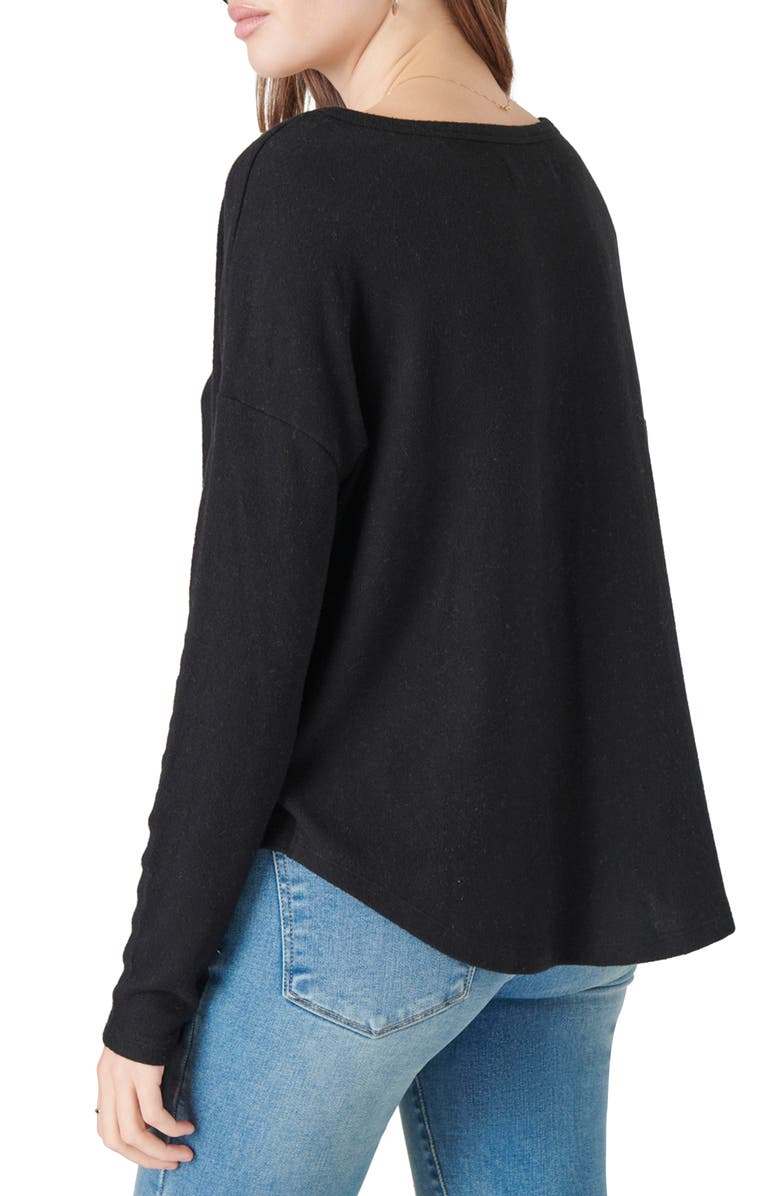 Lucky Brand Long Sleeve Cloud Jersey Top, Alternate, color, 