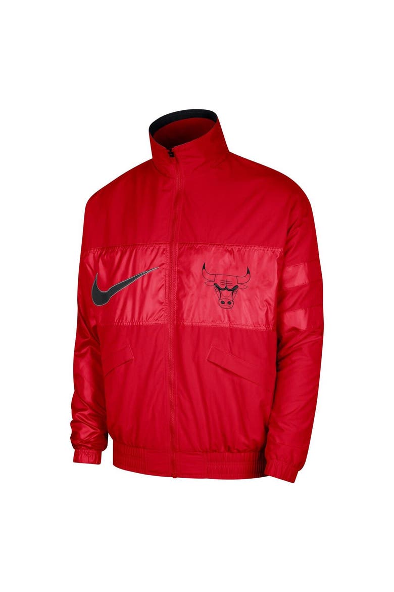 Men's Nike Red Chicago Bulls Courtside Versus Capsule Full-Zip Jacket, Alternate, color, Red