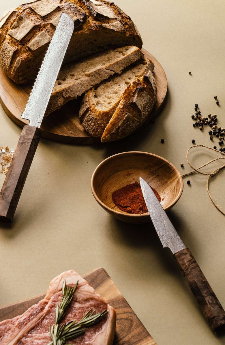 Italic Kumo Knife Set, Alternate, color, Stabilized Maple