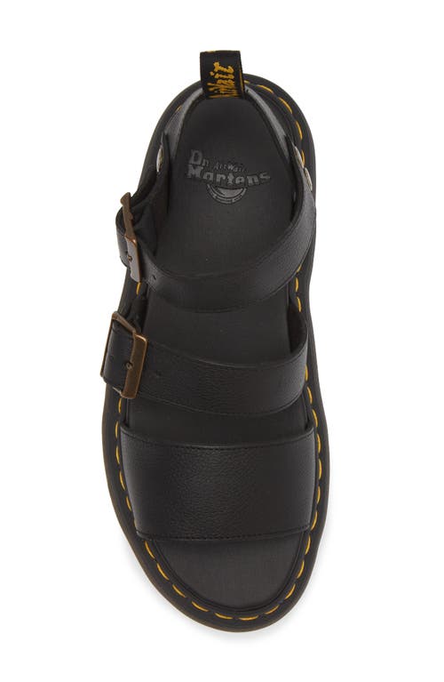 Dr. Martens Gryphon Quad Sandal In Black