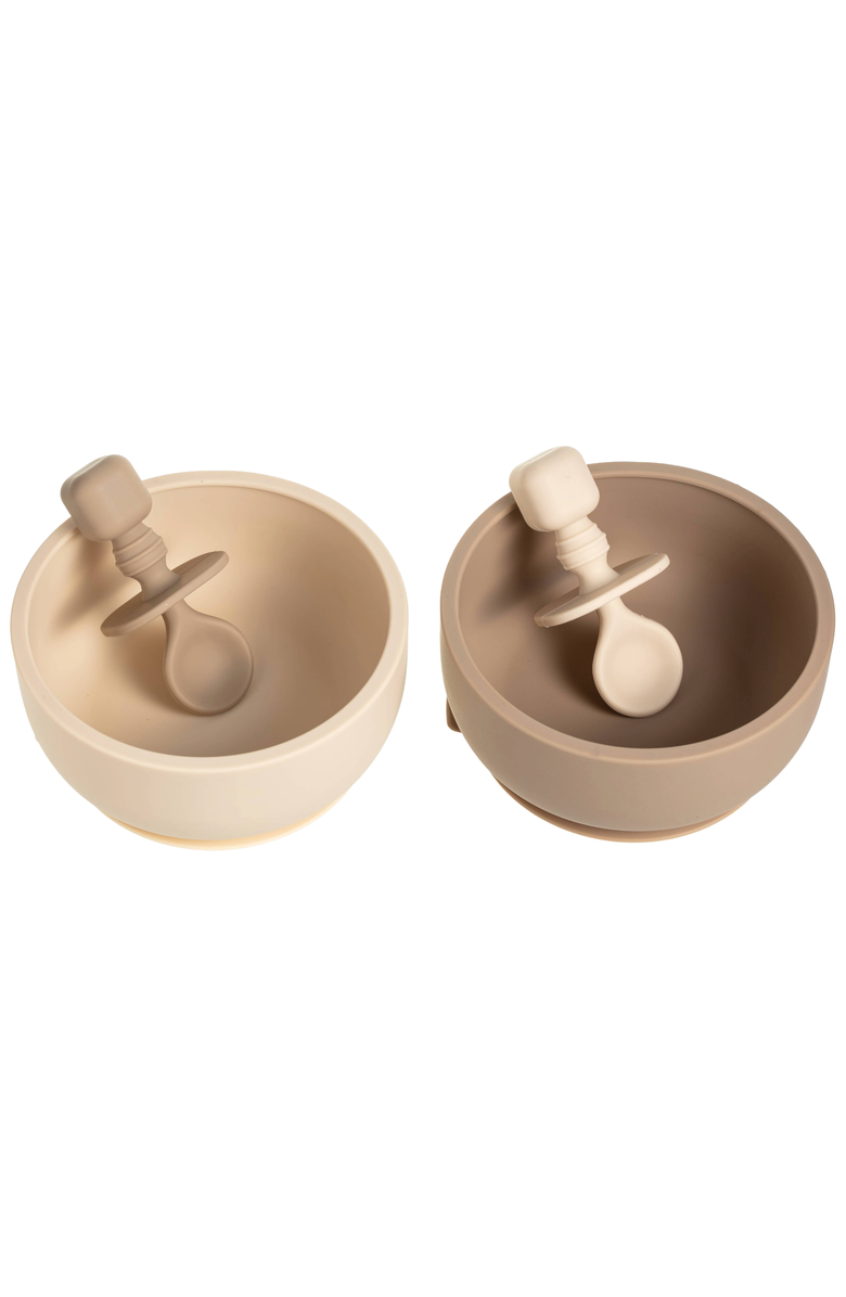 Sperric Silicone Baby Feeding Set with Suction Bowls & Spoons, 4-Piece, Alternate, color, 