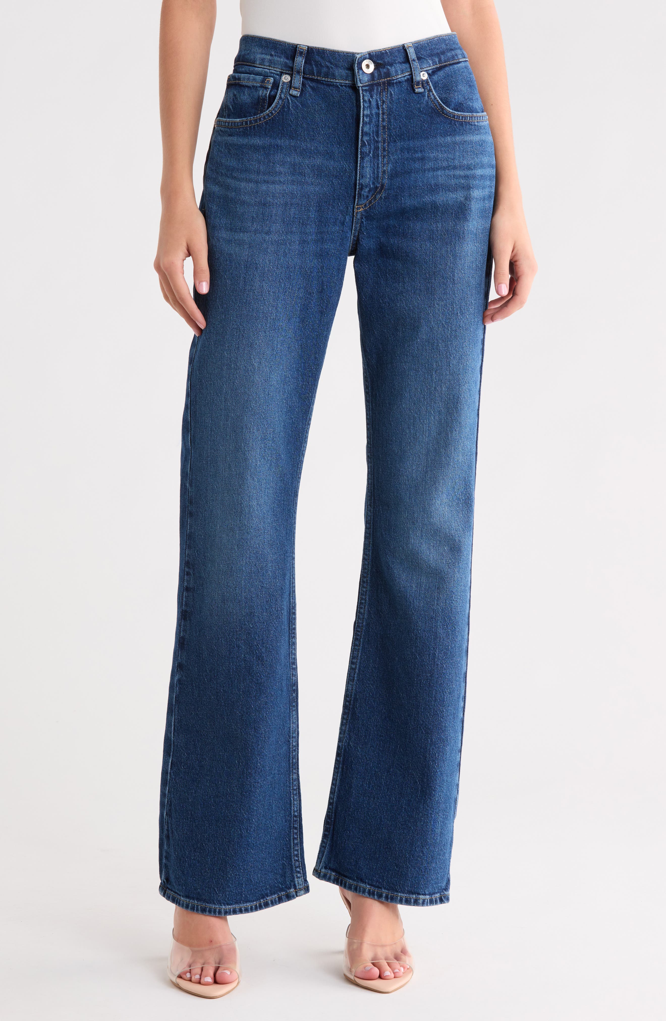 Blake High Rise Bootcut Stretch Cotton Jeans