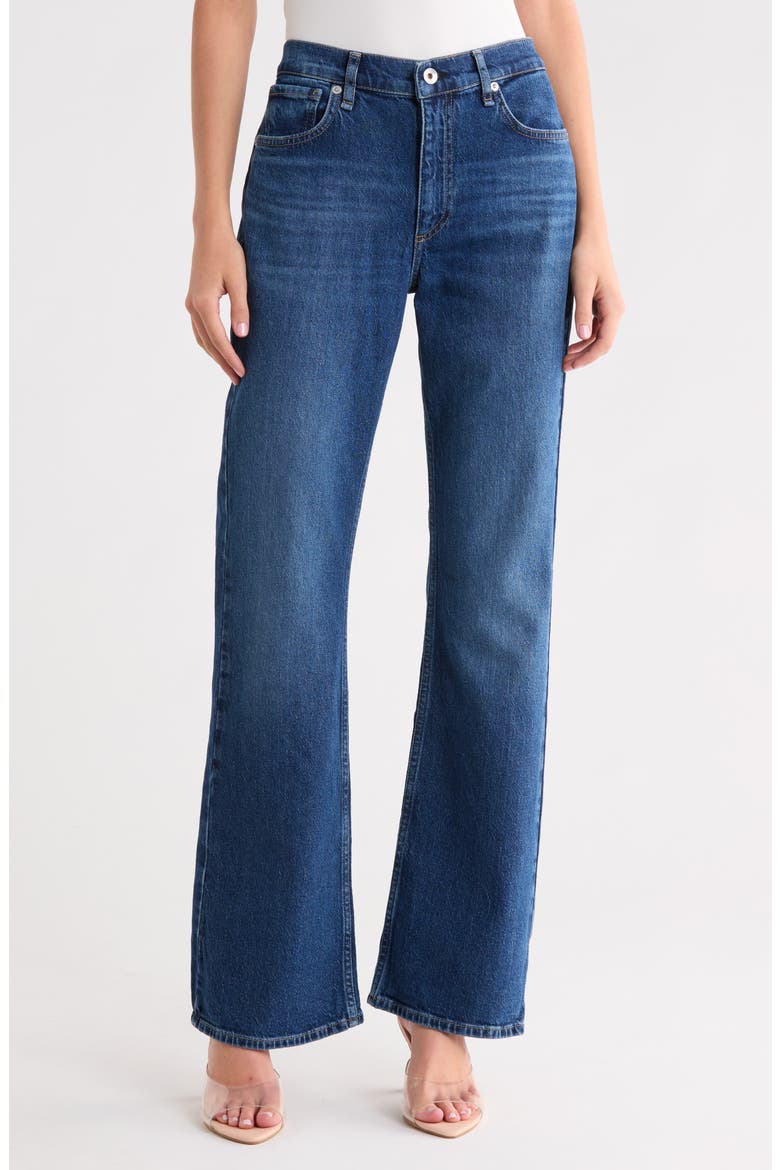 Blake High Rise Bootcut Stretch Cotton Jeans, Main, color, BELL