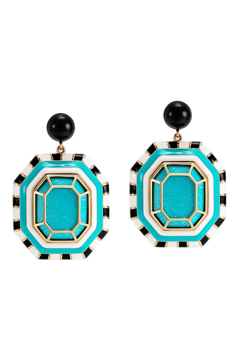 Grab 'n' Go Ready 2 Avenue Drop Earrings, Main, color, BLUE