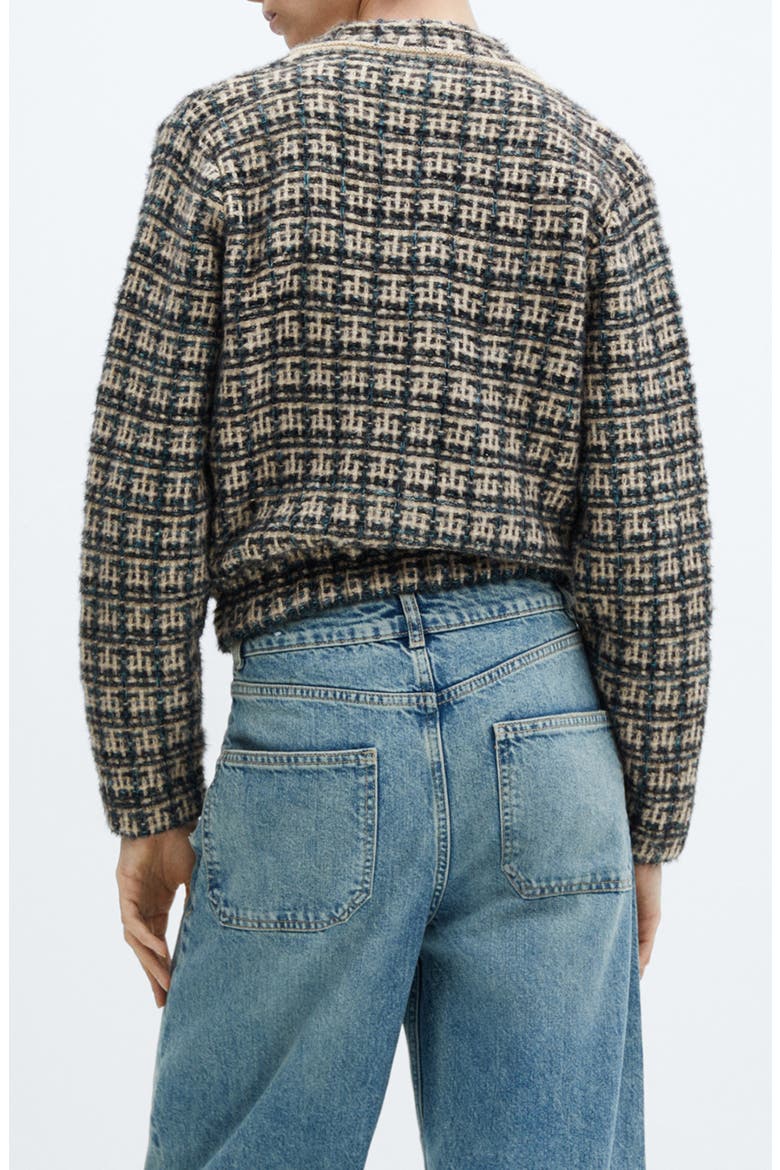 Dolors Tweed Jacket, Alternate, color, NAVY