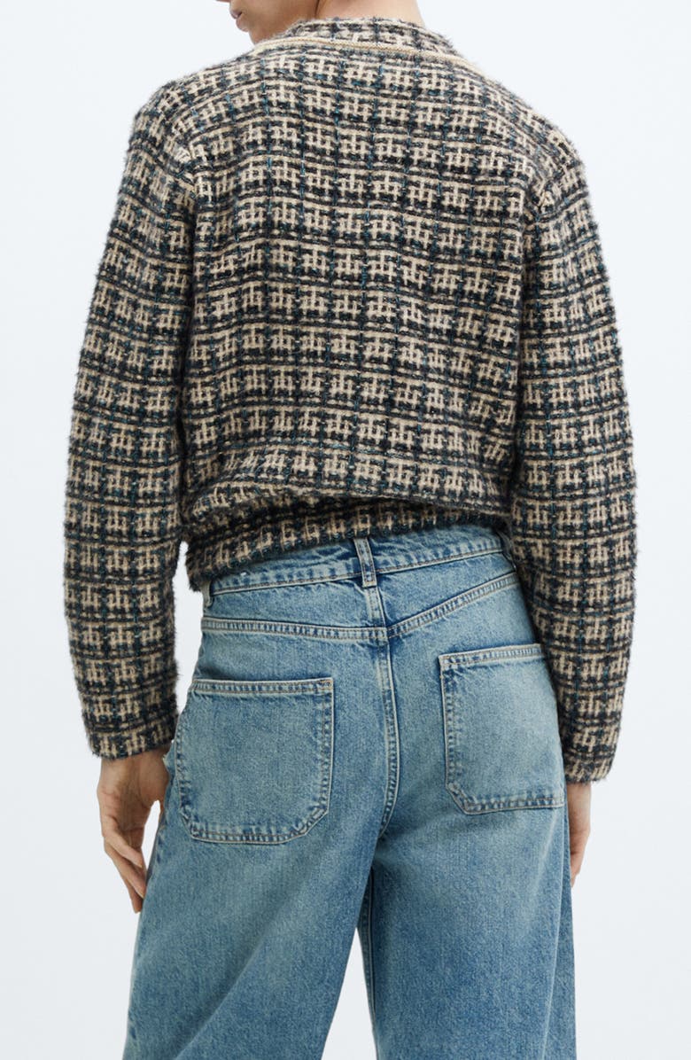 MANGO Dolors Tweed Jacket, Alternate, color, 