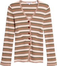 Veronica Beard Grazia Stripe Cardigan