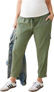 Ingrid & Isabel Under the Bump Drawstring Cargo Pants