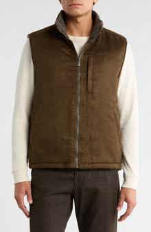 Rainforest Edgewood Fleece Lined Faux Suede Vest