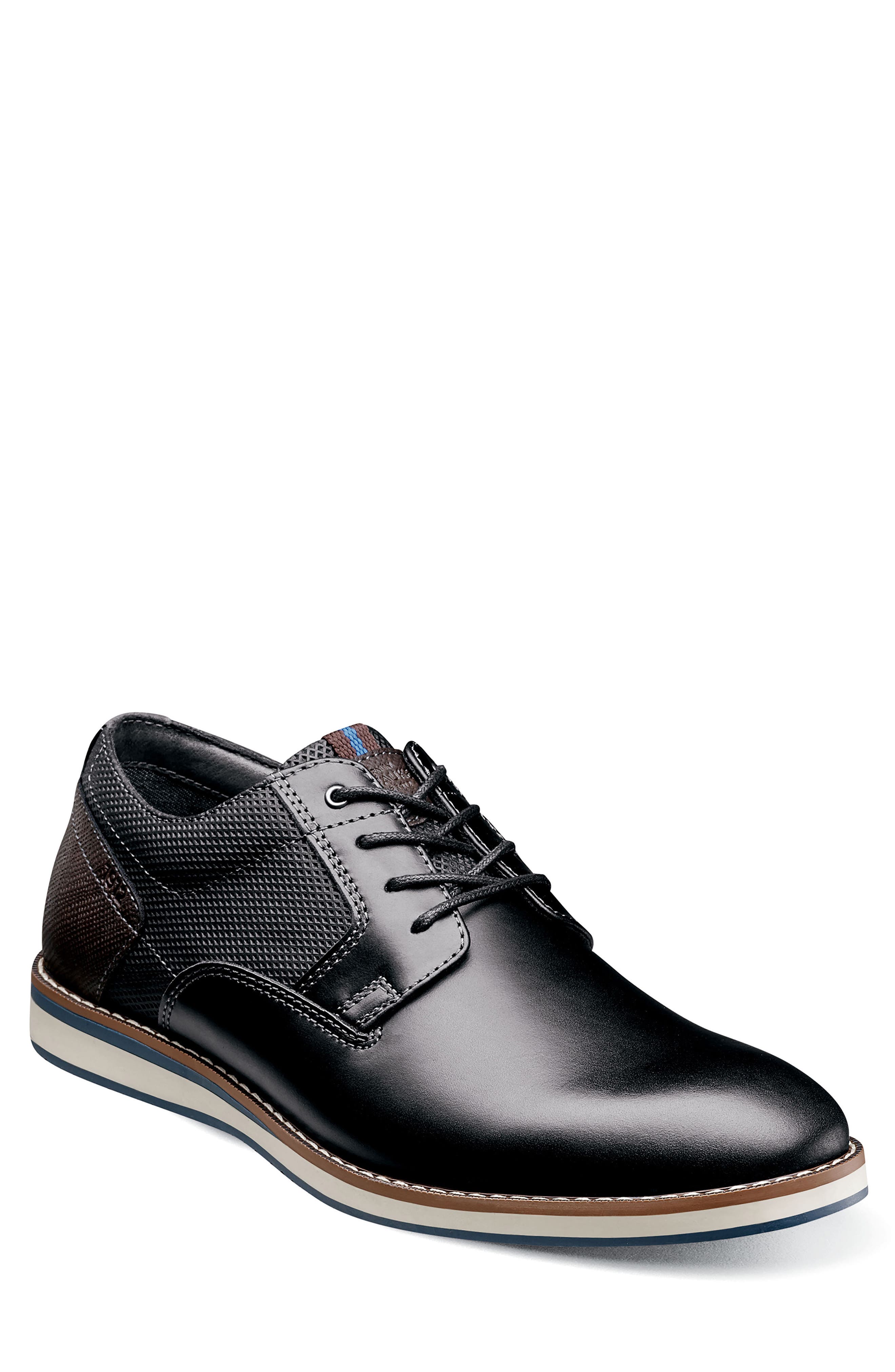 NUNN BUSH Circuit Leather Plain Toe Derby - Wide Width Available