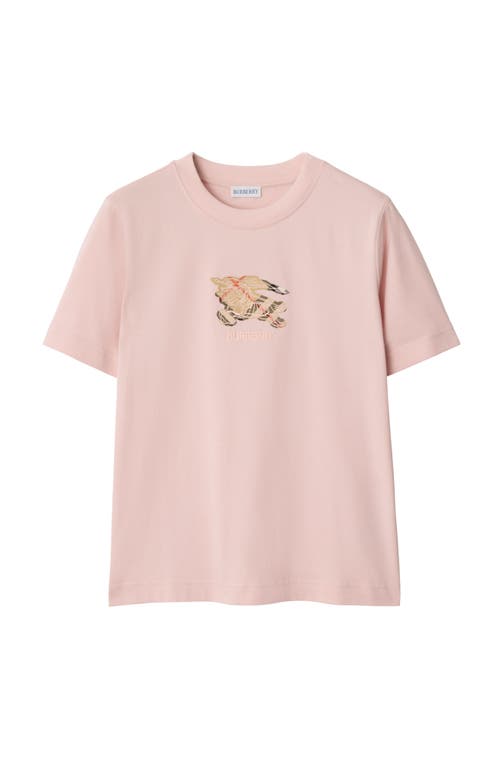 Burberry Ekd Check Cotton T-shirt In Pattern