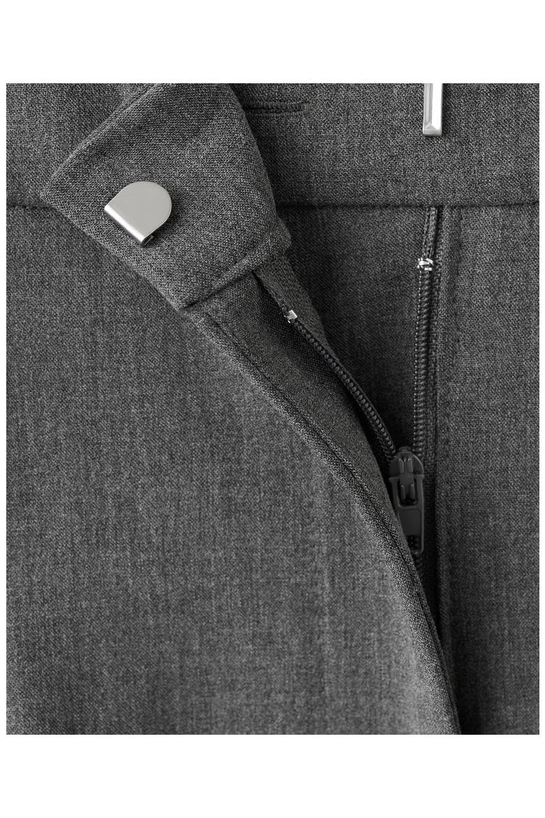 Pleated Straight Leg Pants, Alternate, color, GREY