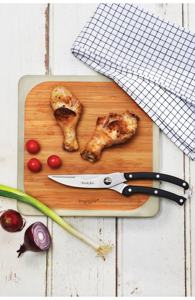 BergHOFF Essential Stainless Steel Triple Riveted/ABS Handle Poultry Shears, Alternate, color, 