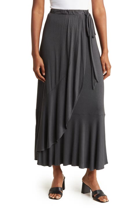 Wrap Midi Skirt