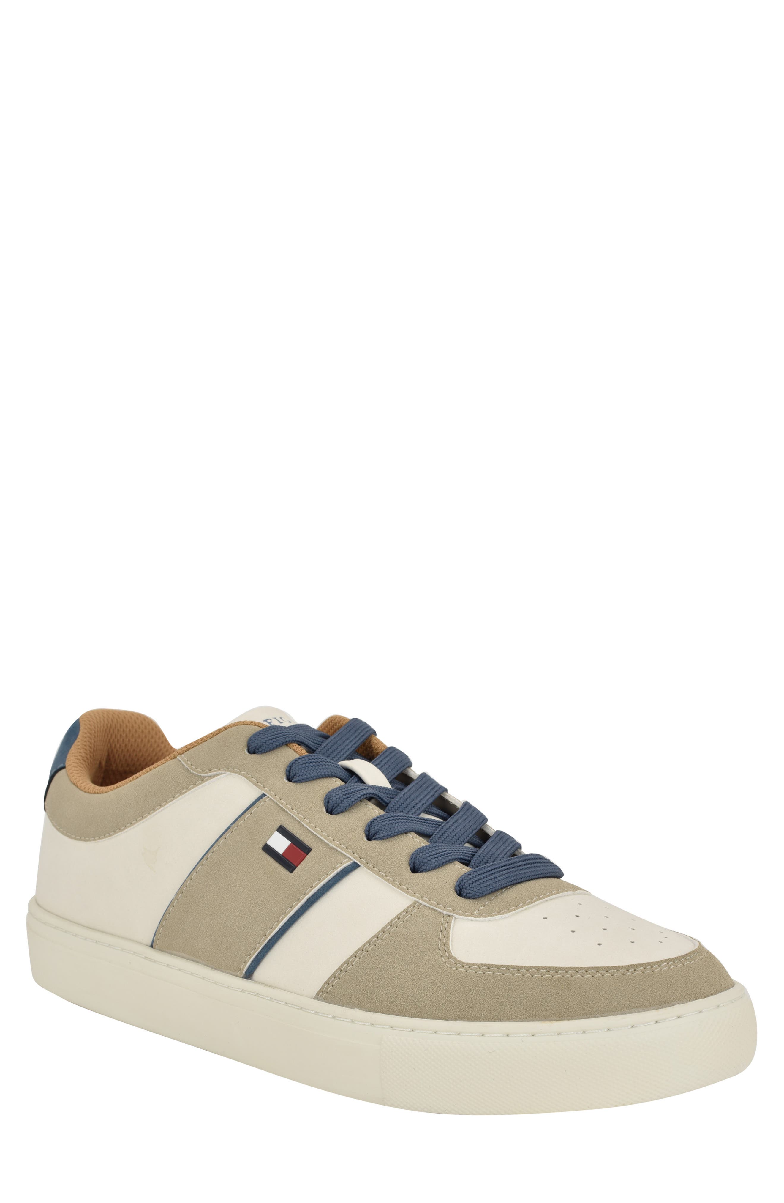 Tommy Hilfiger Baffie Sneaker, Main, color, Taupe/ White Multi