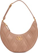 Valentino Garavani Quiltie 67 Mini Leather Hobo Bag | Nordstrom