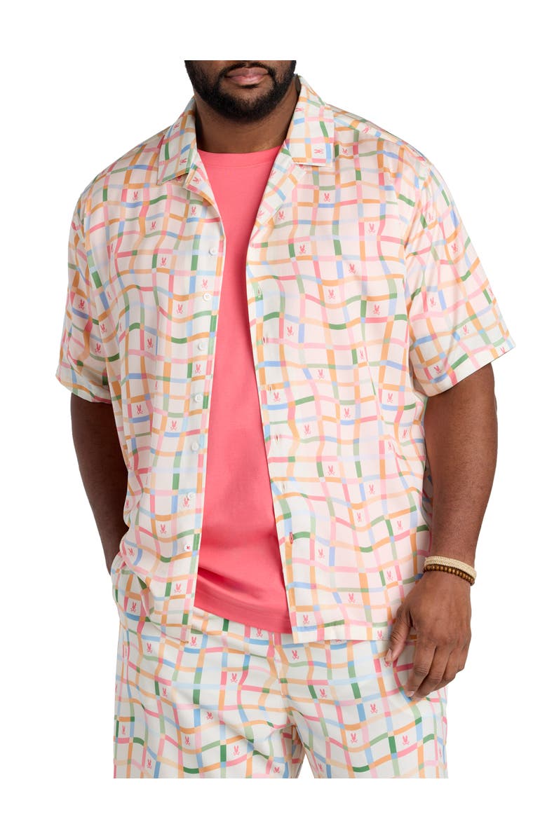 Psycho Bunny Big & Tall Atlas Sport Shirt, Main, color, Pristine