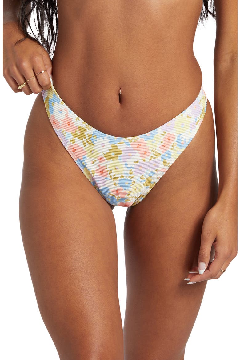 Dream Chaser Tanlines Hike Bikini Bottoms, Main, color, PINK MULTI