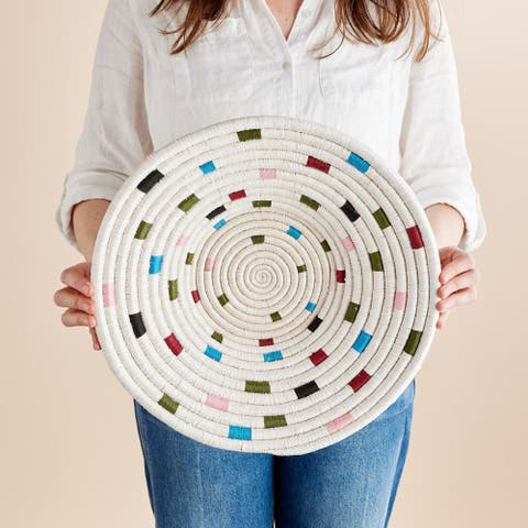 Mosaic Confetti Wall Basket