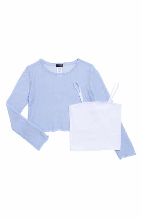Truce Kids' Long Sleeve Knit Top & Tank Set