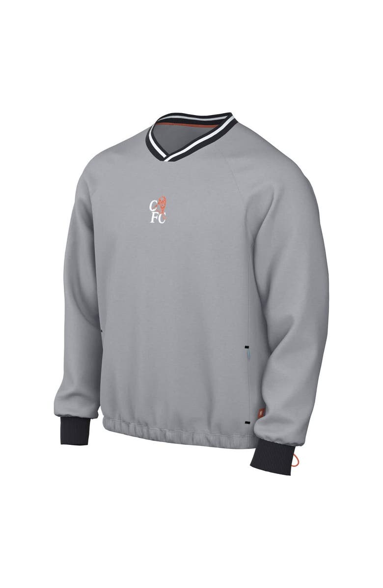 Nike Men's Nike Gray Chelsea 2025/26 Academy Shell Pullover, Alternate, color, Gray