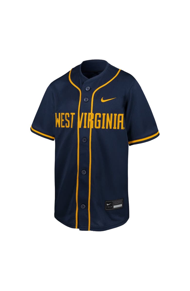 Nike Youth Nike Navy West Virginia Mountaineers Limited Baseball Jersey, Alternate, color, 
