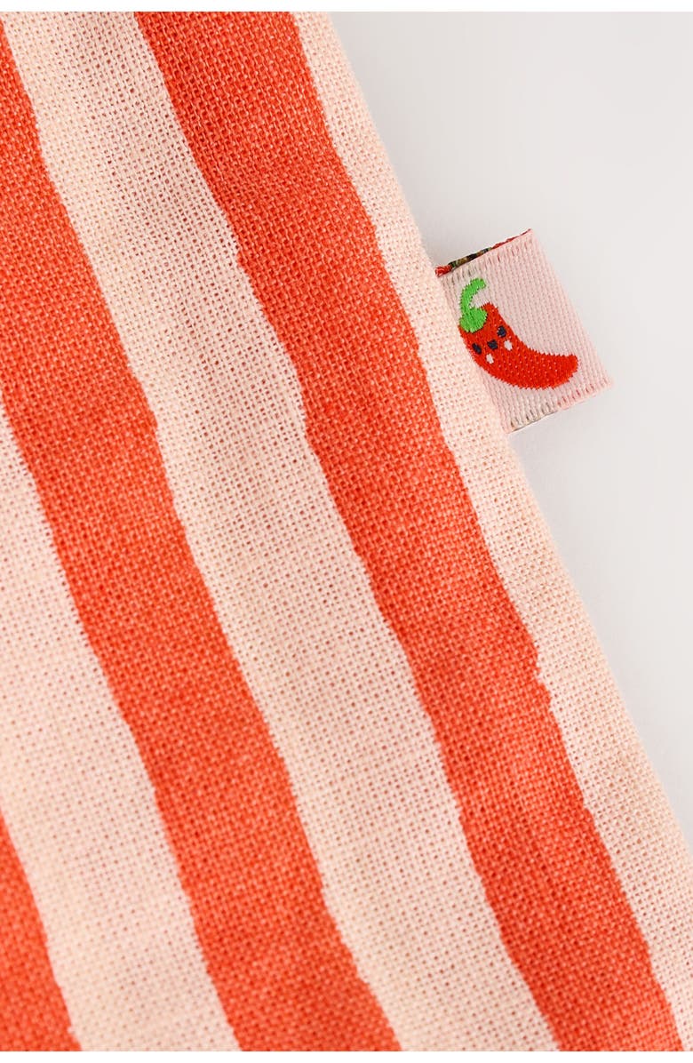 NEXT Just Chillin' Stripe Romper, Alternate, color, Red