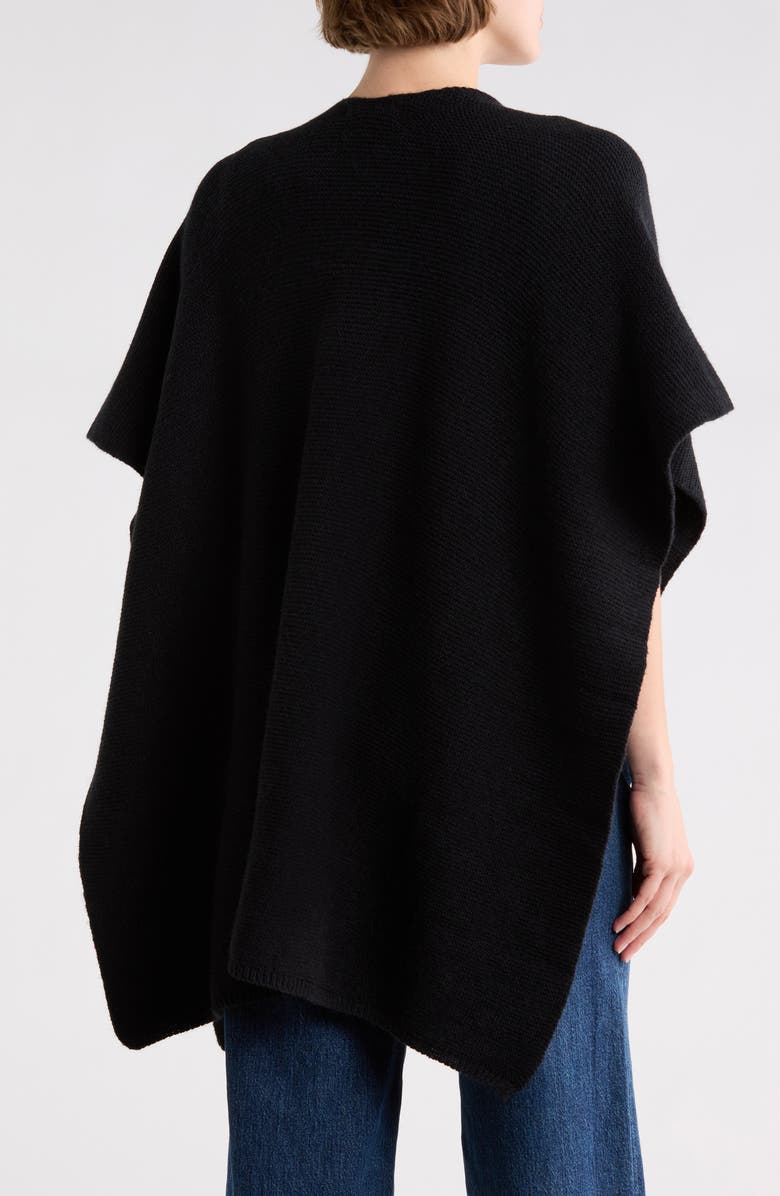 Steve Madden Quiet Glam Short Sleeve Cardigan, Alternate, color, Black