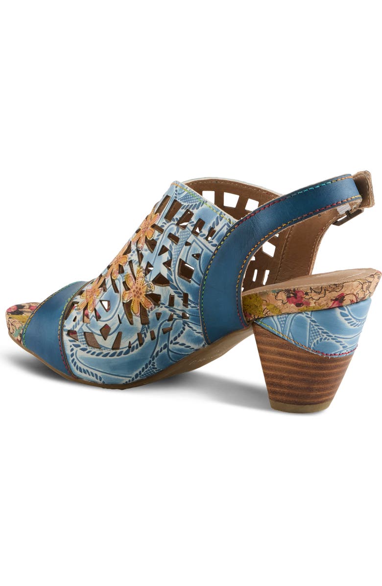 L'Artiste by Spring Step Eclipsing Slingback Sandal, Alternate, color, Blue Multi