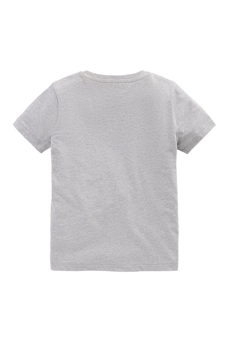 Kids' Embroidered T-Shirt, Alternate, color, GREY MARL FOOTBALL BOOTS