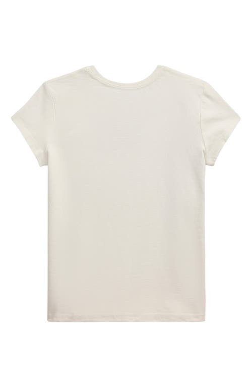 Polo Ralph Lauren Big Girls Flag-applique Jersey T-shirt