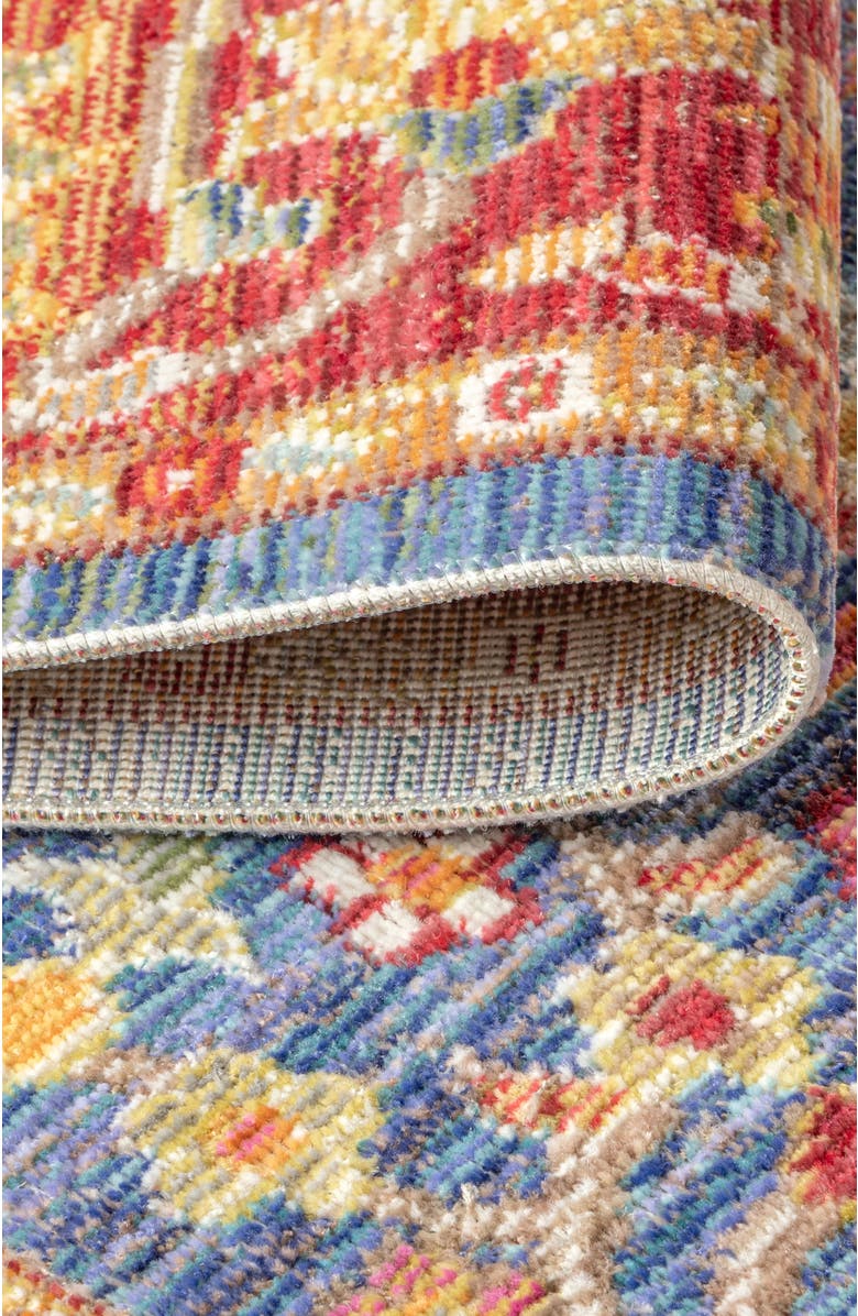 JONATHAN Y Irving Persian Area Rug, Alternate, color, Plum/Terracotta