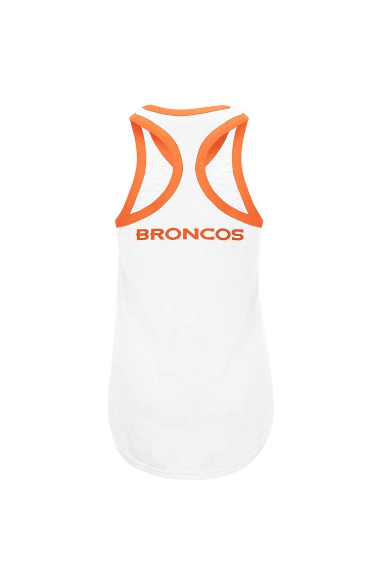 G-III 4HER BY CARL BANKS Women's G-III 4Her by Carl Banks White Denver Broncos Tater Tank Top, Alternate, color, 