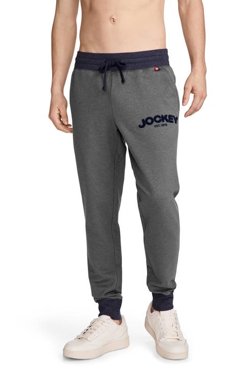 Mens Lightweight Cotton Blend Fleece Jogger