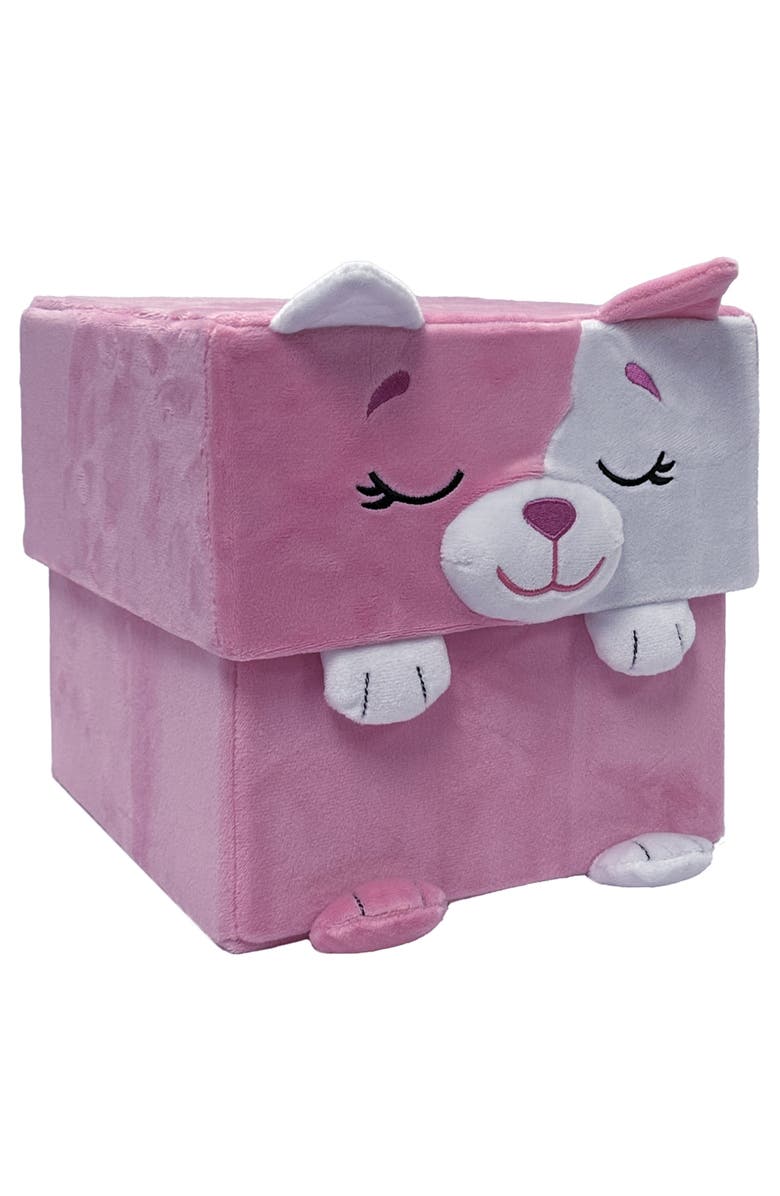 Happy Nappers Adorable Storables Cat Pink & White 8 Inches Ages 1+, Main, color, Multicolored