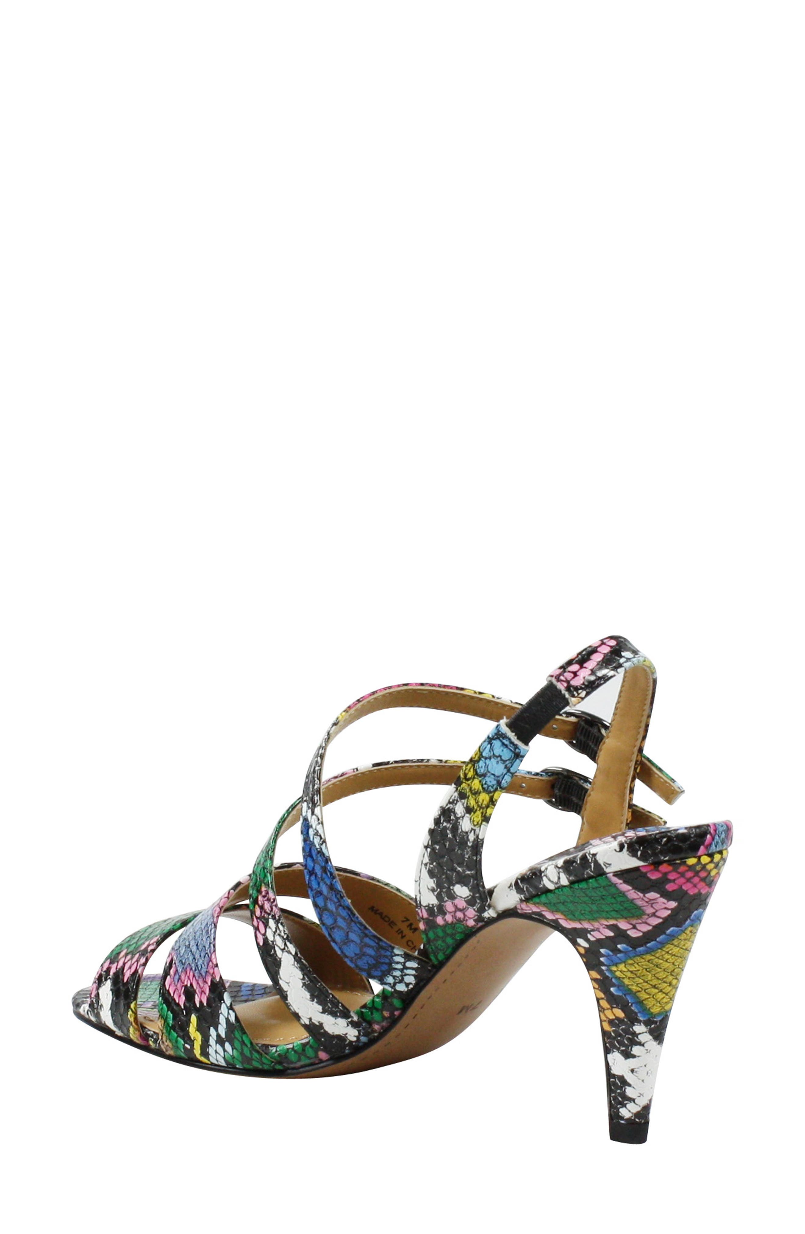 Uliana Sandal, Alternate, color, SNAKE PRINT FAUX LEATHER