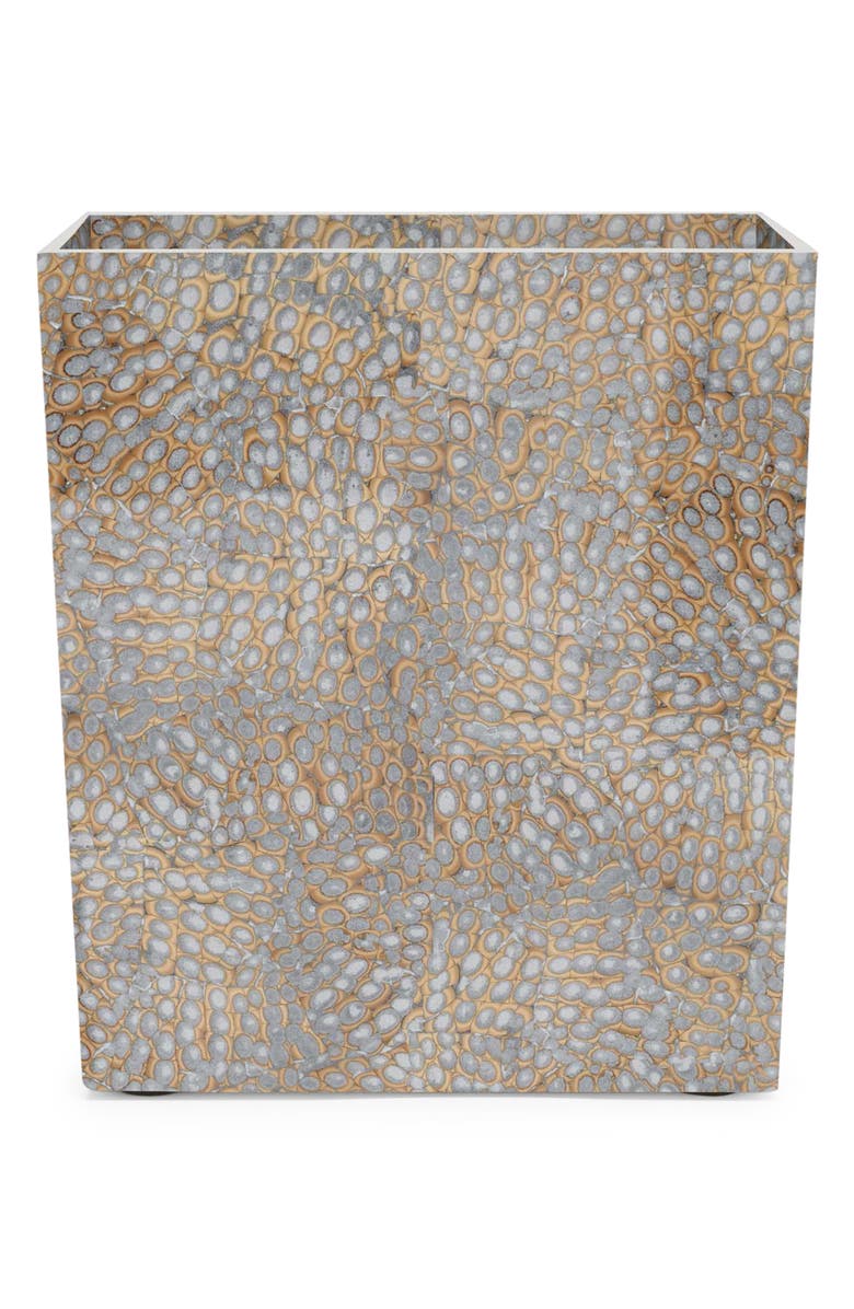 PIGEON AND POODLE Callas Wastebasket, Main, color, Silver