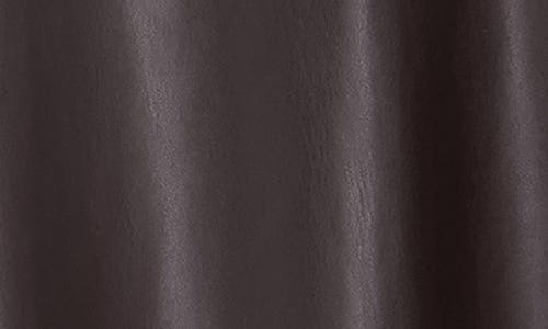 Ookie & Lala Supersoft Faux Leather Pocketed Maxi Skirt In Brown